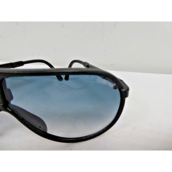 Vintage Faberge Foldable Compact Sunglasses with Leather Case - Picture 7 of 10